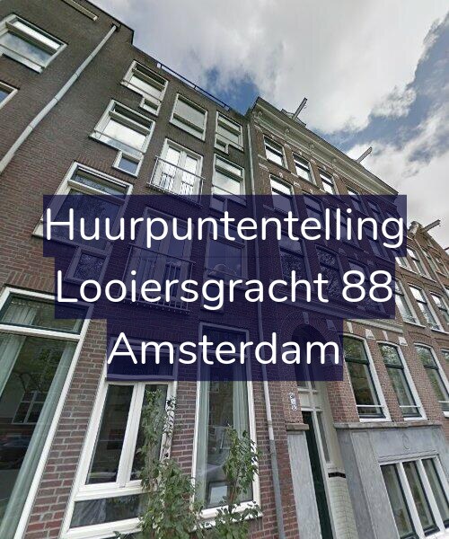 Foto gevel Huurpuntentelling voor Looiersgracht 88, Amsterdam