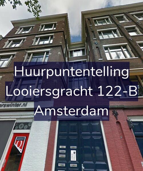 Foto gevel Huurpuntentelling voor Looiersgracht 122-B, Amsterdam