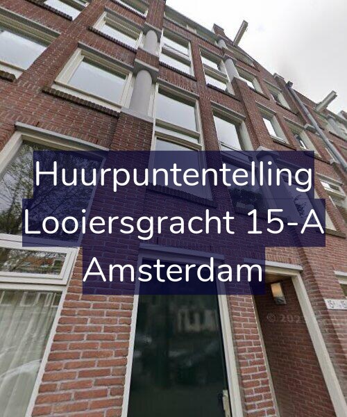 Foto gevel Huurpuntentelling voor Looiersgracht 15-A, Amsterdam