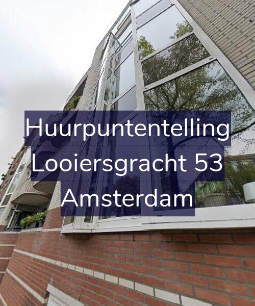 Foto gevel Huurpuntentelling voor Looiersgracht 53, Amsterdam