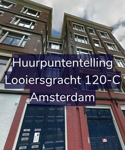 Foto gevel Huurpuntentelling voor Looiersgracht 120-C, Amsterdam