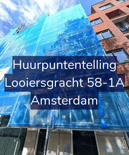 Foto gevel Huurpuntentelling voor Looiersgracht 58-1A, Amsterdam