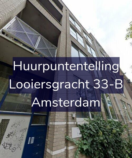 Foto gevel Huurpuntentelling voor Looiersgracht 33-B, Amsterdam