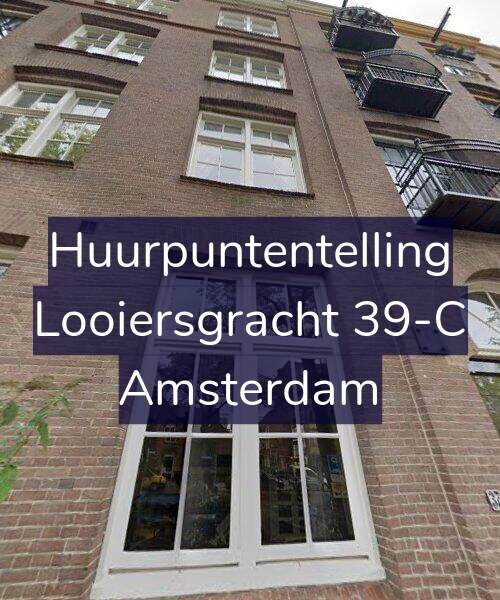 Foto gevel Huurpuntentelling voor Looiersgracht 39-C, Amsterdam