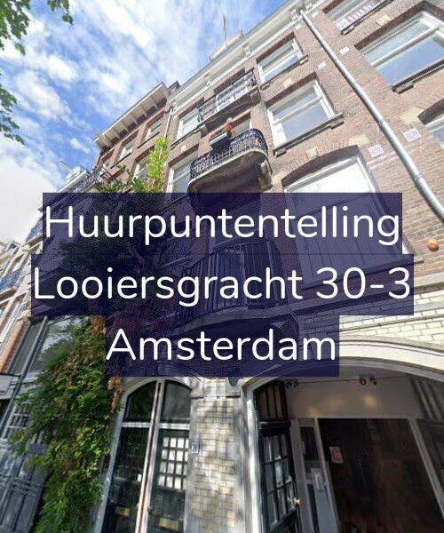Foto gevel Huurpuntentelling voor Looiersgracht 30-3, Amsterdam