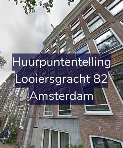 Foto gevel Huurpuntentelling voor Looiersgracht 82, Amsterdam