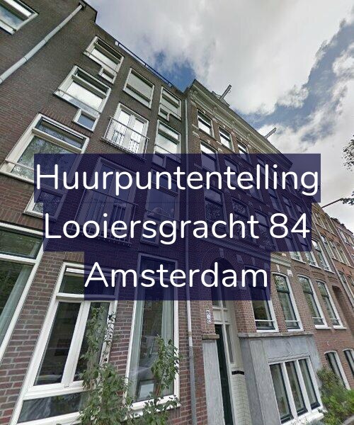 Foto gevel Huurpuntentelling voor Looiersgracht 84, Amsterdam