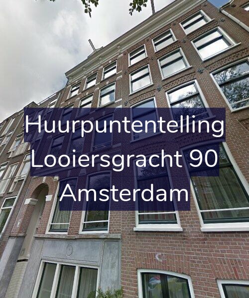 Foto gevel Huurpuntentelling voor Looiersgracht 90, Amsterdam