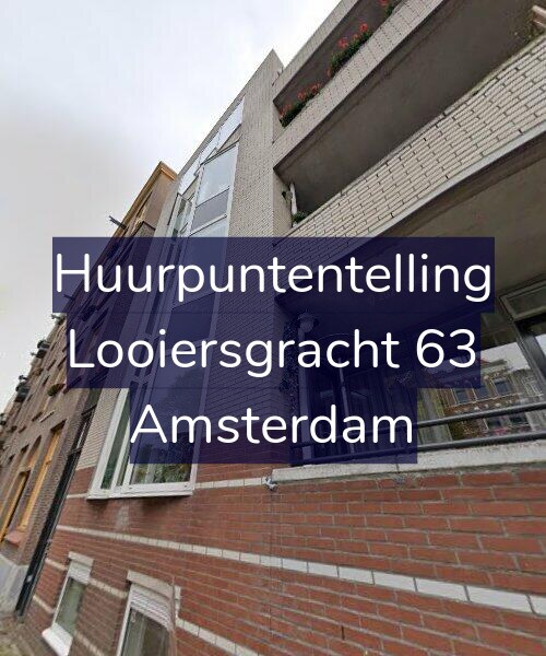 Foto gevel Huurpuntentelling voor Looiersgracht 63, Amsterdam