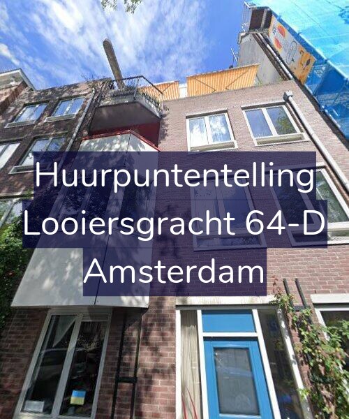 Foto gevel Huurpuntentelling voor Looiersgracht 64-D, Amsterdam
