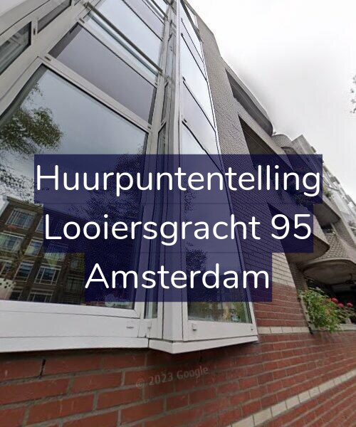 Foto gevel Huurpuntentelling voor Looiersgracht 95, Amsterdam