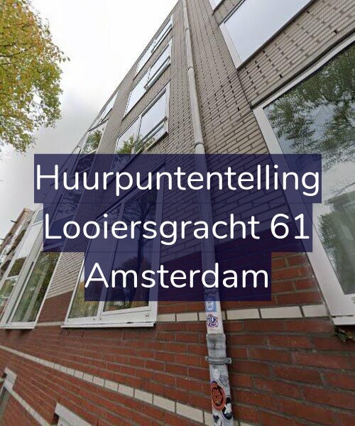 Foto gevel Huurpuntentelling voor Looiersgracht 61, Amsterdam