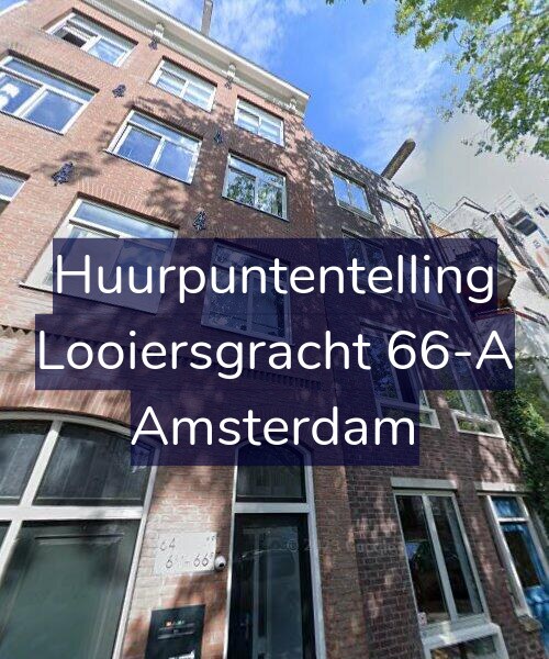 Foto gevel Huurpuntentelling voor Looiersgracht 66-A, Amsterdam