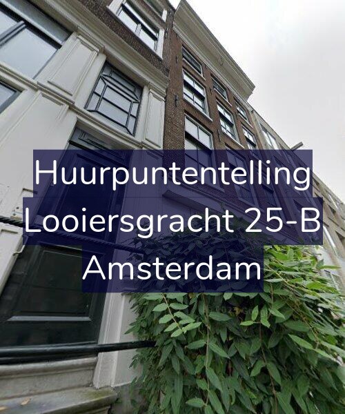 Foto gevel Huurpuntentelling voor Looiersgracht 25-B, Amsterdam