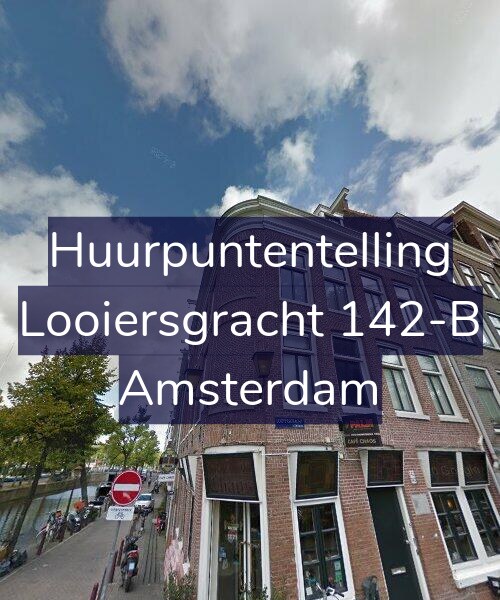 Foto gevel Huurpuntentelling voor Looiersgracht 142-B, Amsterdam