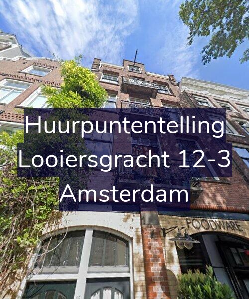 Foto gevel Huurpuntentelling voor Looiersgracht 12-3, Amsterdam