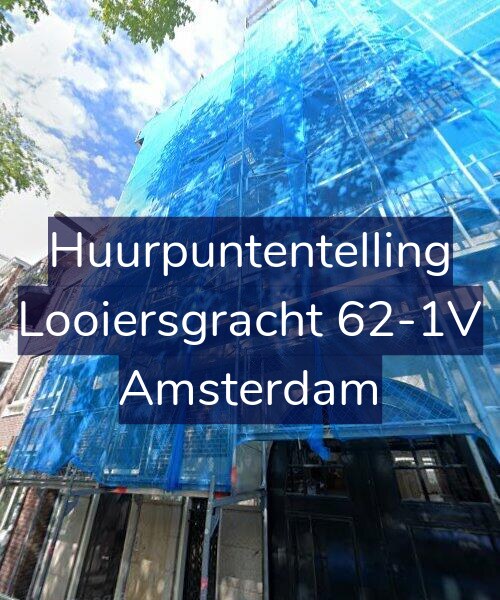 Foto gevel Huurpuntentelling voor Looiersgracht 62-1V, Amsterdam