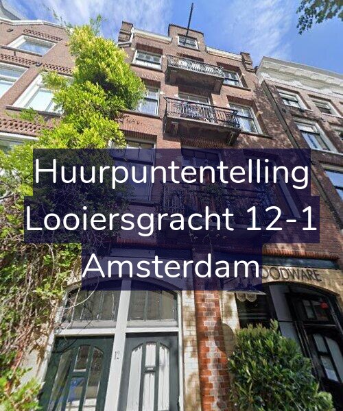 Foto gevel Huurpuntentelling voor Looiersgracht 12-1, Amsterdam