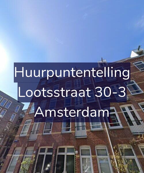 Foto gevel Huurpuntentelling voor Lootsstraat 30-3, Amsterdam