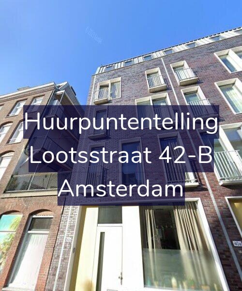 Foto gevel Huurpuntentelling voor Lootsstraat 42-B, Amsterdam