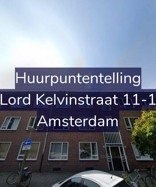 Foto gevel Huurpuntentelling voor Lord Kelvinstraat 11-1, Amsterdam