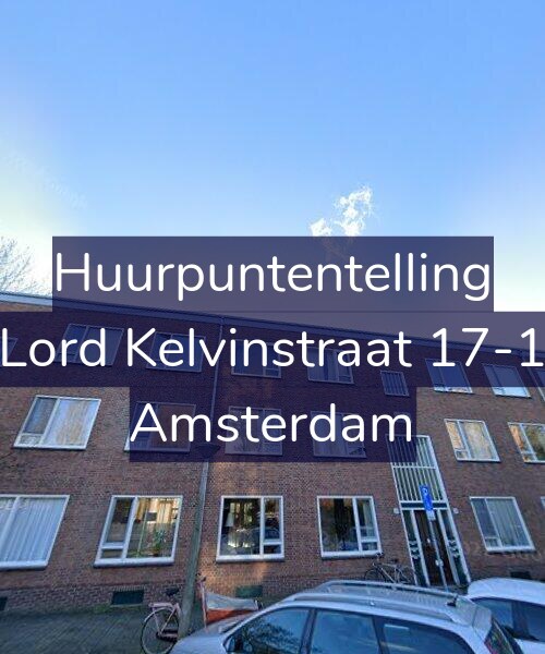 Foto gevel Huurpuntentelling voor Lord Kelvinstraat 17-1, Amsterdam