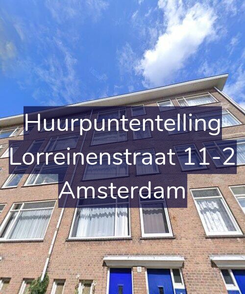 Foto gevel Huurpuntentelling voor Lorreinenstraat 11-2, Amsterdam