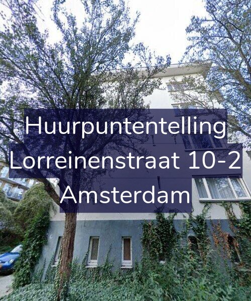 Foto gevel Huurpuntentelling voor Lorreinenstraat 10-2, Amsterdam