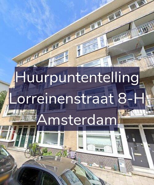 Foto gevel Huurpuntentelling voor Lorreinenstraat 8-H, Amsterdam