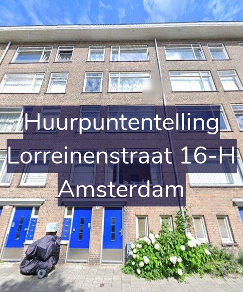 Foto gevel Huurpuntentelling voor Lorreinenstraat 16-H, Amsterdam