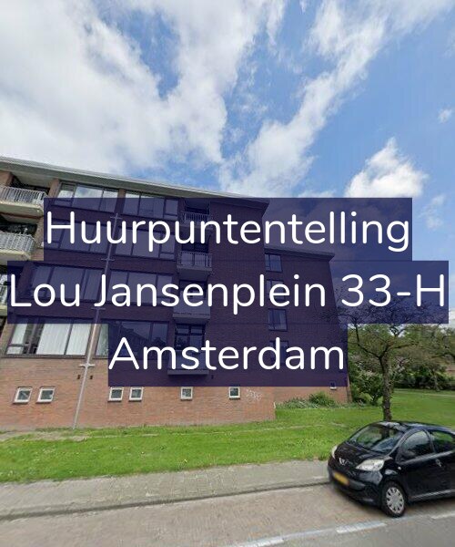 Foto gevel Huurpuntentelling voor Lou Jansenplein 33-H, Amsterdam