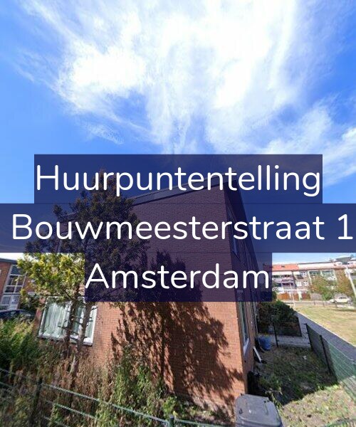 Foto gevel Huurpuntentelling voor Louis Bouwmeesterstraat 100-H, Amsterdam
