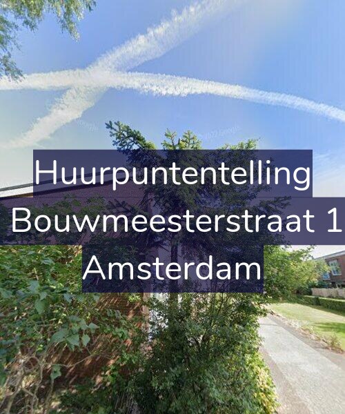 Foto gevel Huurpuntentelling voor Louis Bouwmeesterstraat 166-H, Amsterdam
