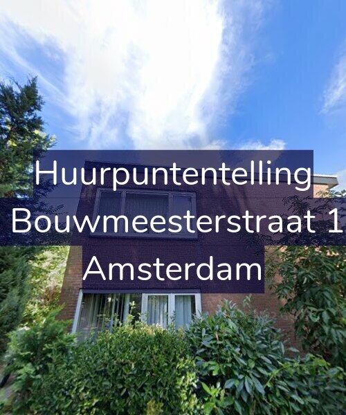 Foto gevel Huurpuntentelling voor Louis Bouwmeesterstraat 116-H, Amsterdam