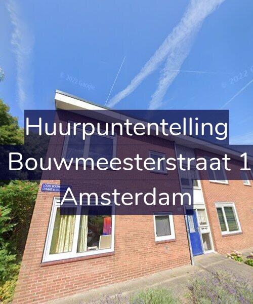 Foto gevel Huurpuntentelling voor Louis Bouwmeesterstraat 182-H, Amsterdam