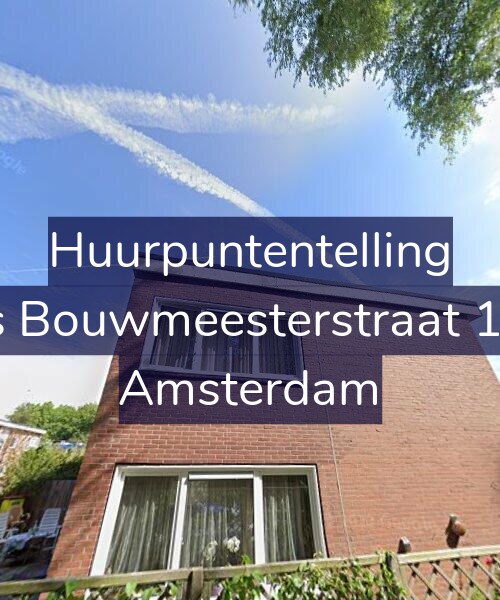 Foto gevel Huurpuntentelling voor Louis Bouwmeesterstraat 160-1, Amsterdam