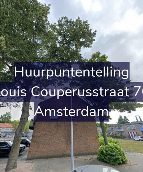 Foto gevel Huurpuntentelling voor Louis Couperusstraat 70, Amsterdam