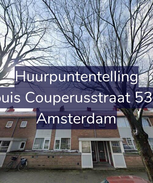 Foto gevel Huurpuntentelling voor Louis Couperusstraat 53-1, Amsterdam