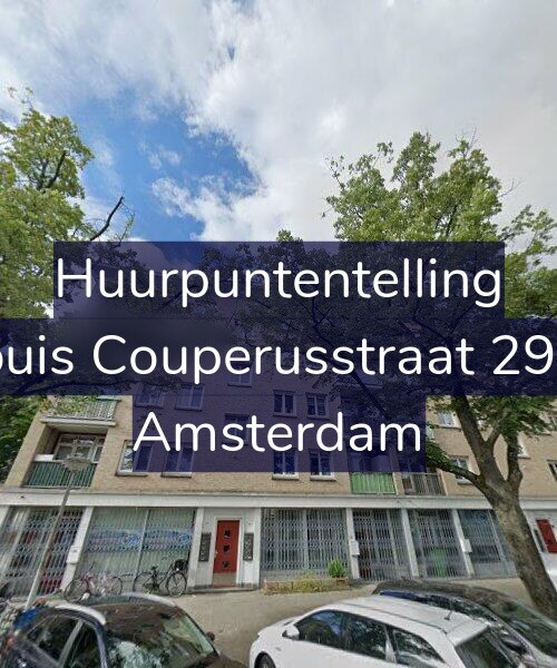 Foto gevel Huurpuntentelling voor Louis Couperusstraat 29-1, Amsterdam