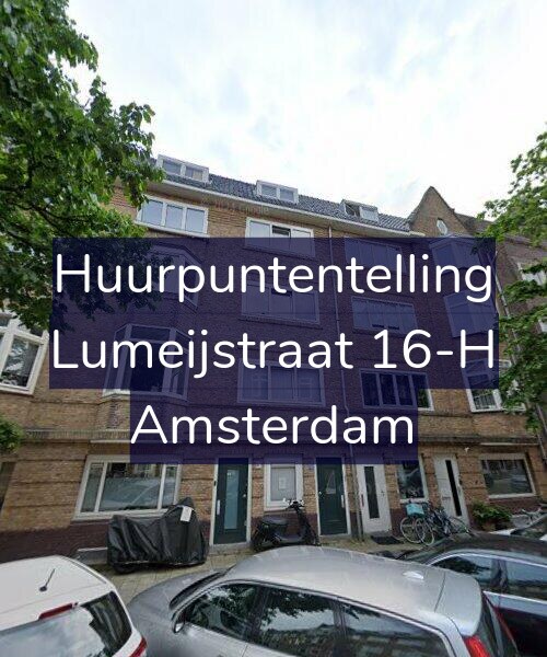 Foto gevel Huurpuntentelling voor Lumeijstraat 16-H, Amsterdam