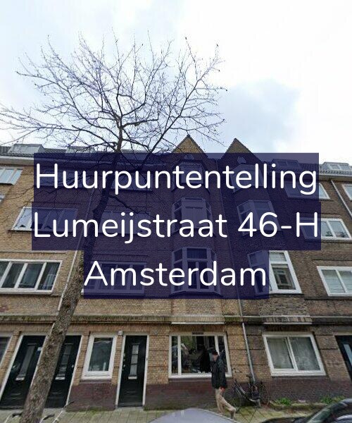 Foto gevel Huurpuntentelling voor Lumeijstraat 46-H, Amsterdam