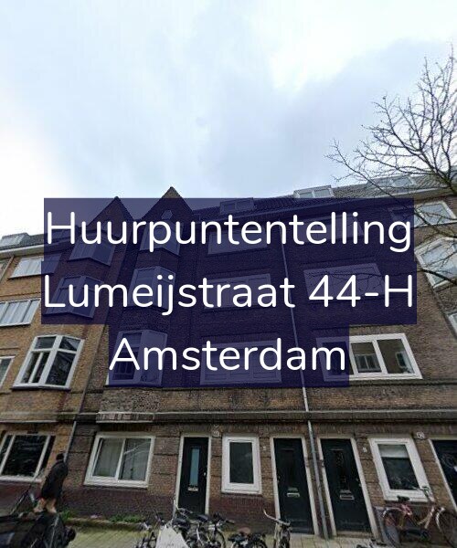 Foto gevel Huurpuntentelling voor Lumeijstraat 44-H, Amsterdam