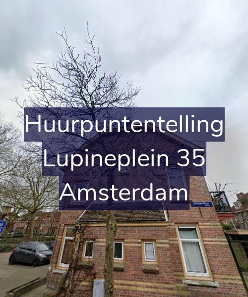 Foto gevel Huurpuntentelling voor Lupineplein 35, Amsterdam