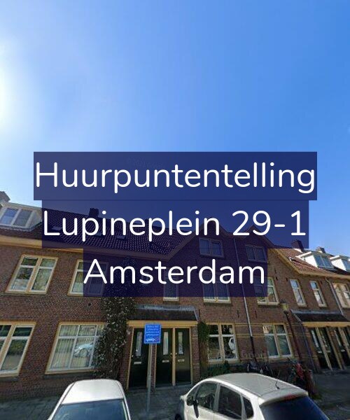 Foto gevel Huurpuntentelling voor Lupineplein 29-1, Amsterdam
