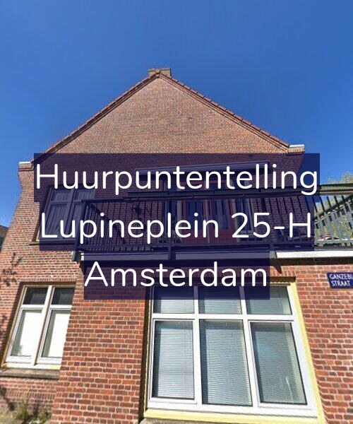 Foto gevel Huurpuntentelling voor Lupineplein 25-H, Amsterdam