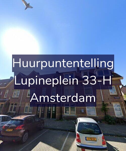 Foto gevel Huurpuntentelling voor Lupineplein 33-H, Amsterdam