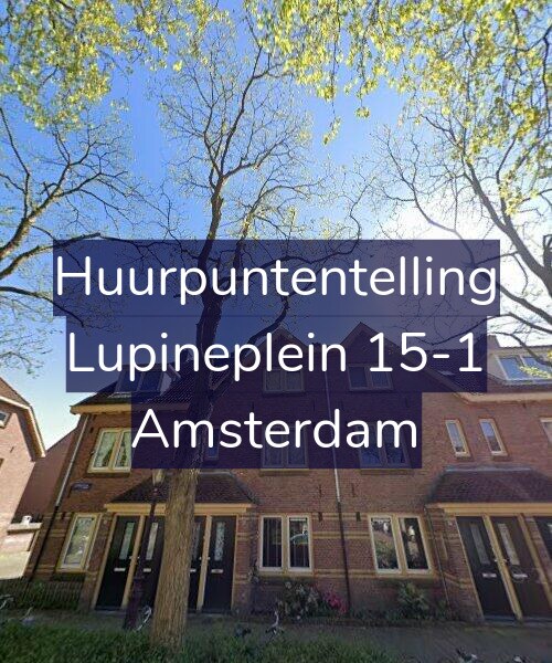 Foto gevel Huurpuntentelling voor Lupineplein 15-1, Amsterdam