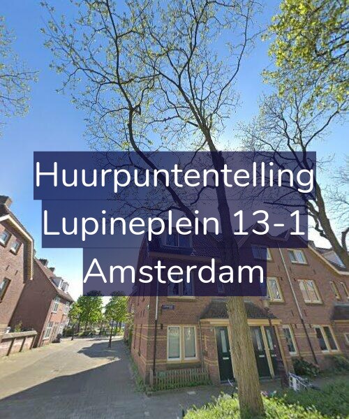 Foto gevel Huurpuntentelling voor Lupineplein 13-1, Amsterdam