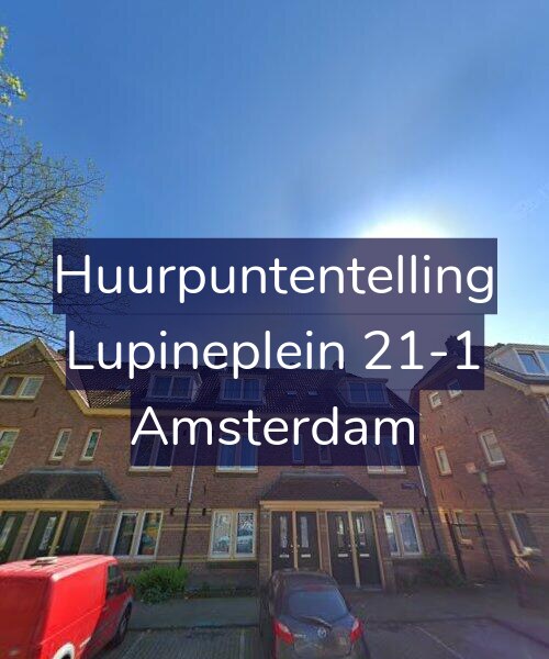 Foto gevel Huurpuntentelling voor Lupineplein 21-1, Amsterdam