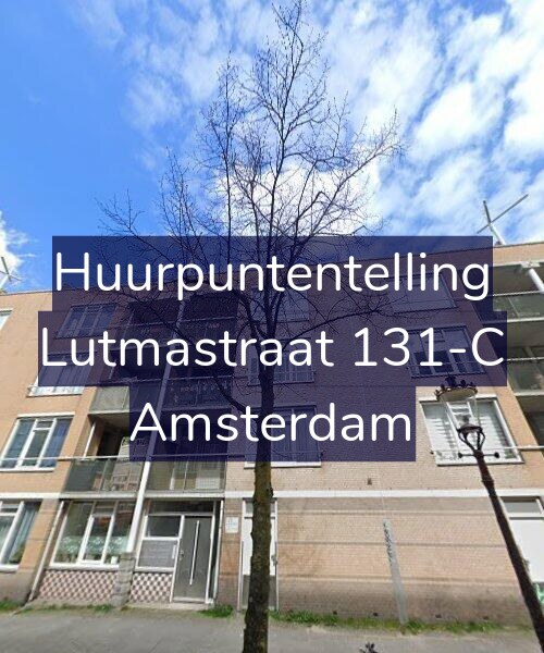 Foto gevel Huurpuntentelling voor Lutmastraat 131-C, Amsterdam